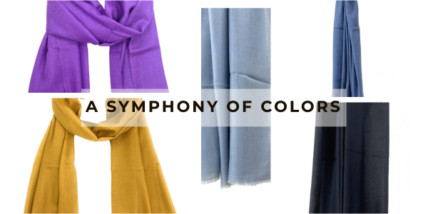 A Symphony of Colors : The Pashmina Scarf Set Collection for Every Occasion